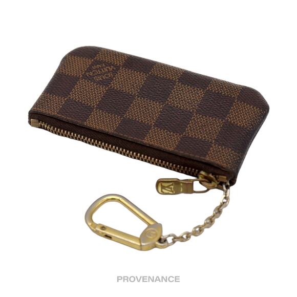 🔴 Louis Vuitton Key Pouch Cles - Damier Ebene - Picture 5 of 9